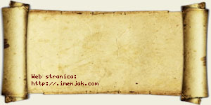 Zorana Okanović vizit kartica